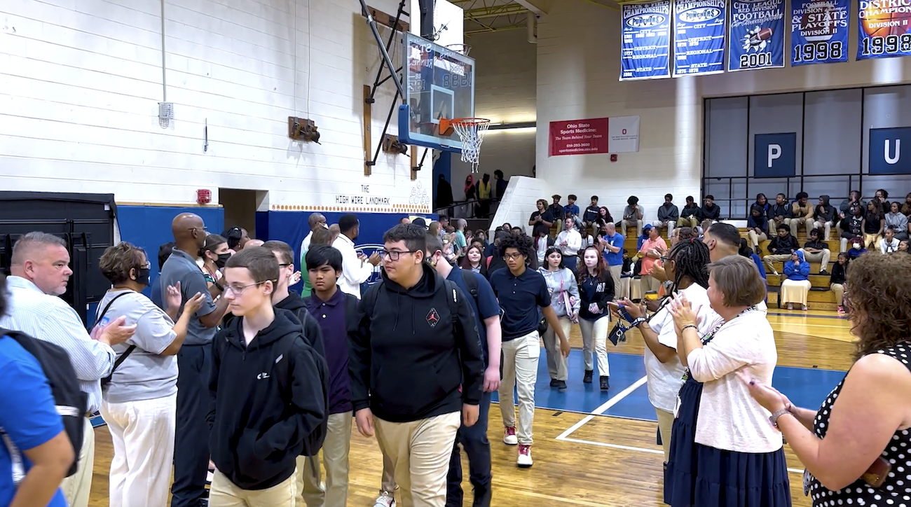 WATCH CCS Students Return to FullTime, InPerson Learning